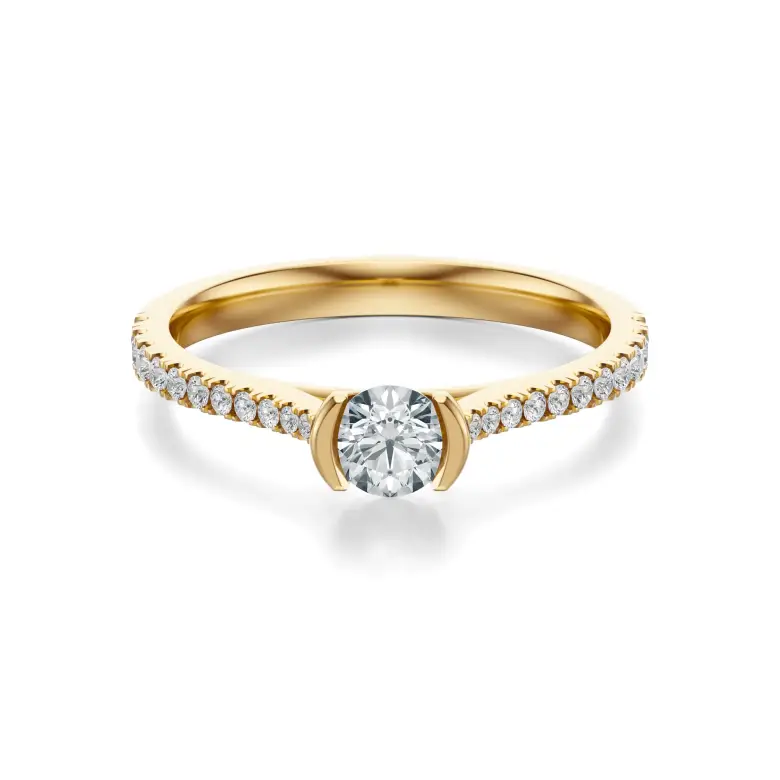 Pierścionek zaręczynowy z diamentami AJPZ_085